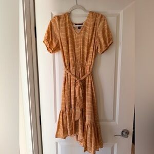 Simply Vera Vera Wang Tan Midi Dress